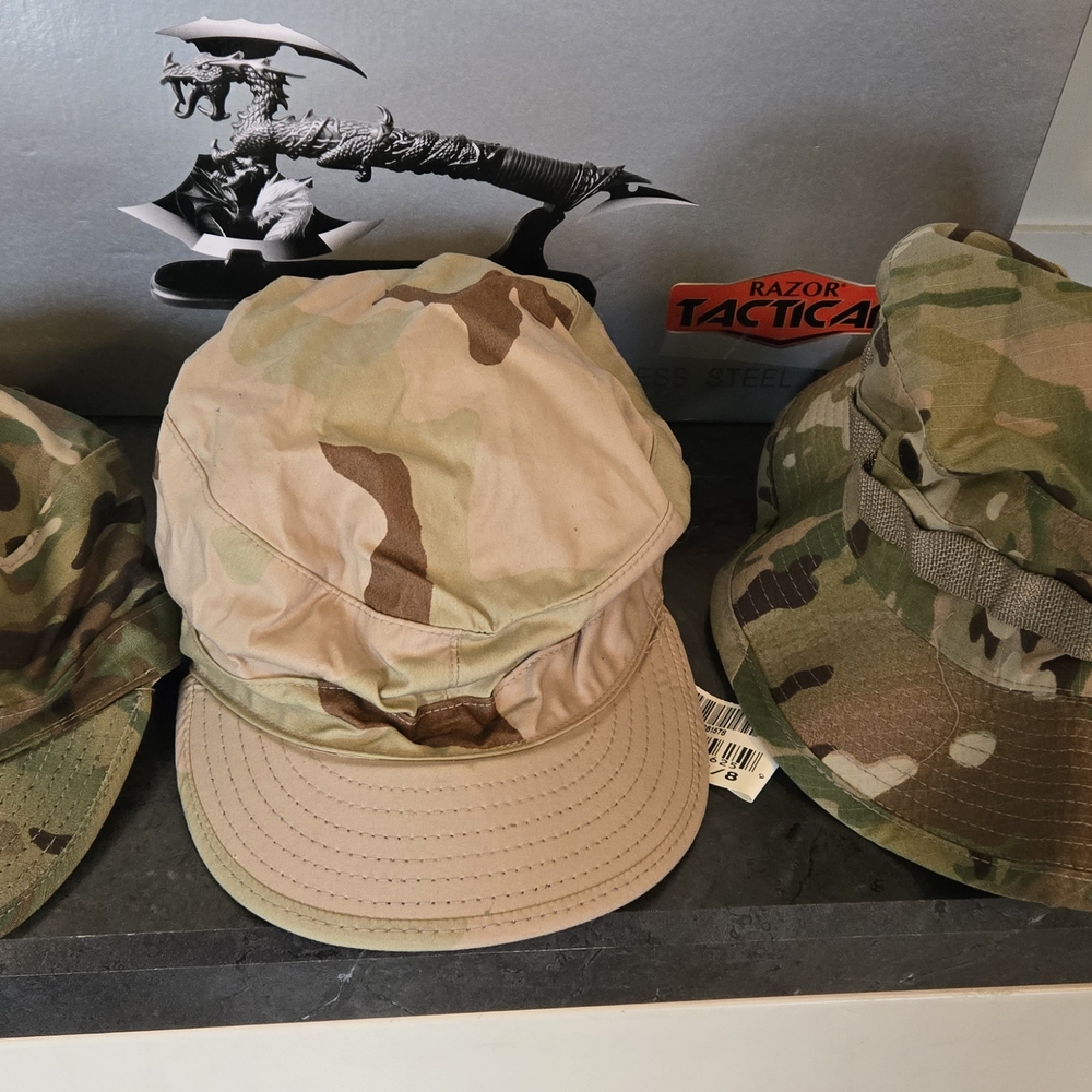 U.S. ARMY Military Bundle of Patrol Caps/Boonie Hat New With & Without Tags